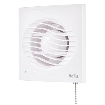Вентилятор вытяжной BALLU BAF-AR 120 VP с обратным клапаном и тяговым выключателем